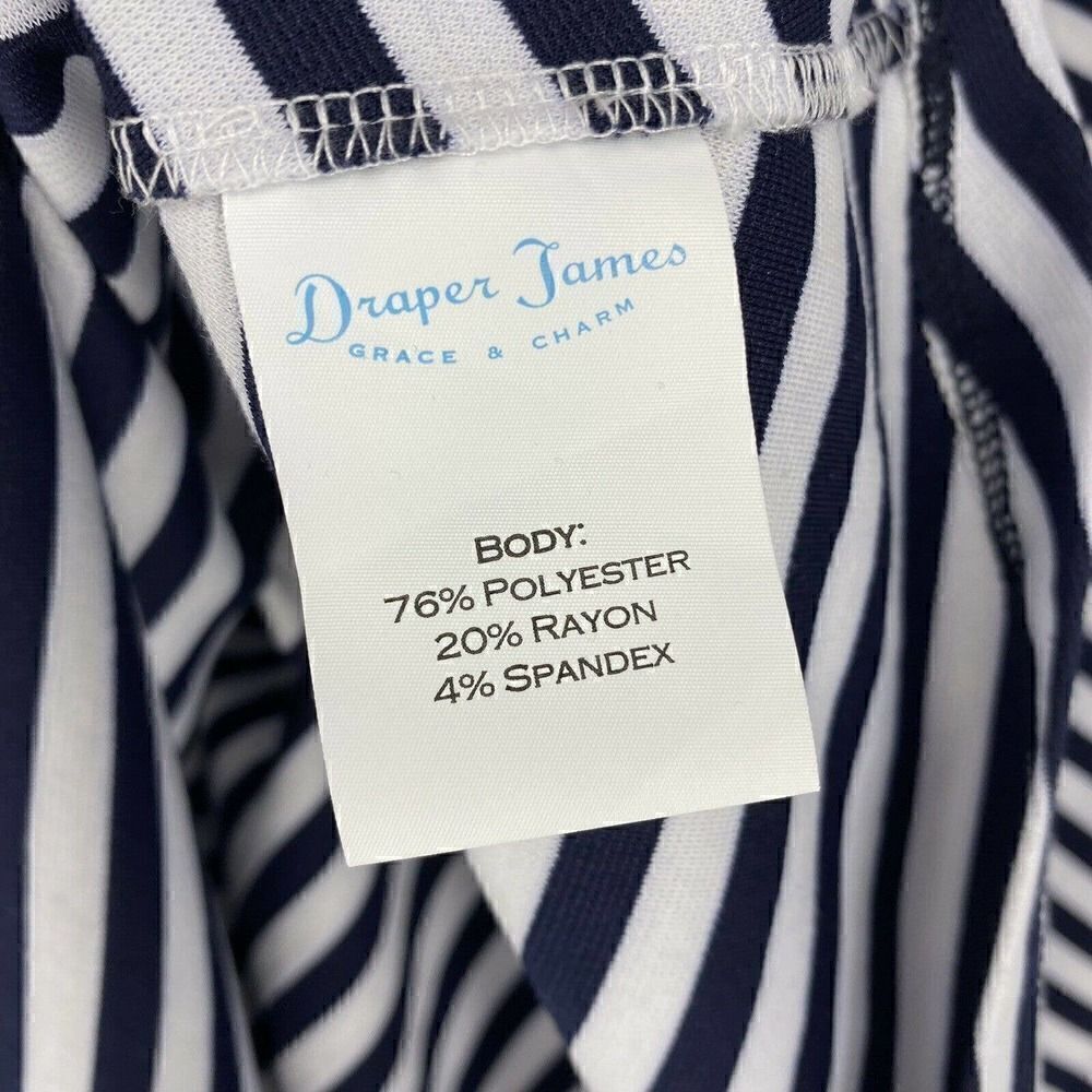 Draper James Dress Stripe Ponte A Line - Picture 7 of 8